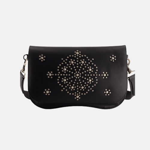 STAR JASMIN BLACK LEATHER BAG