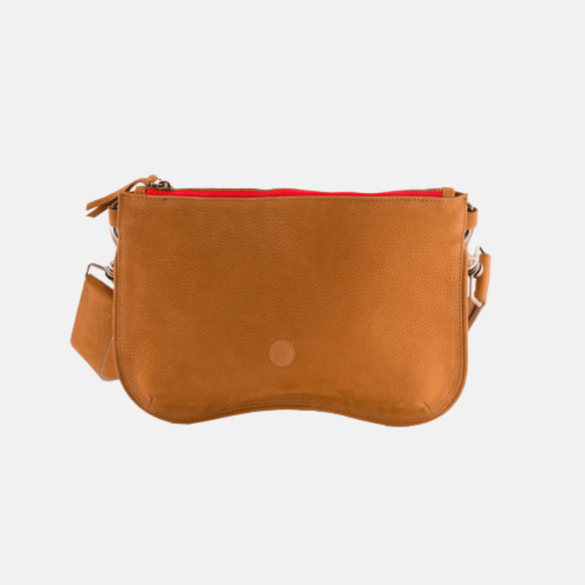 BASE BABY NUBUCK CAMEL BAG