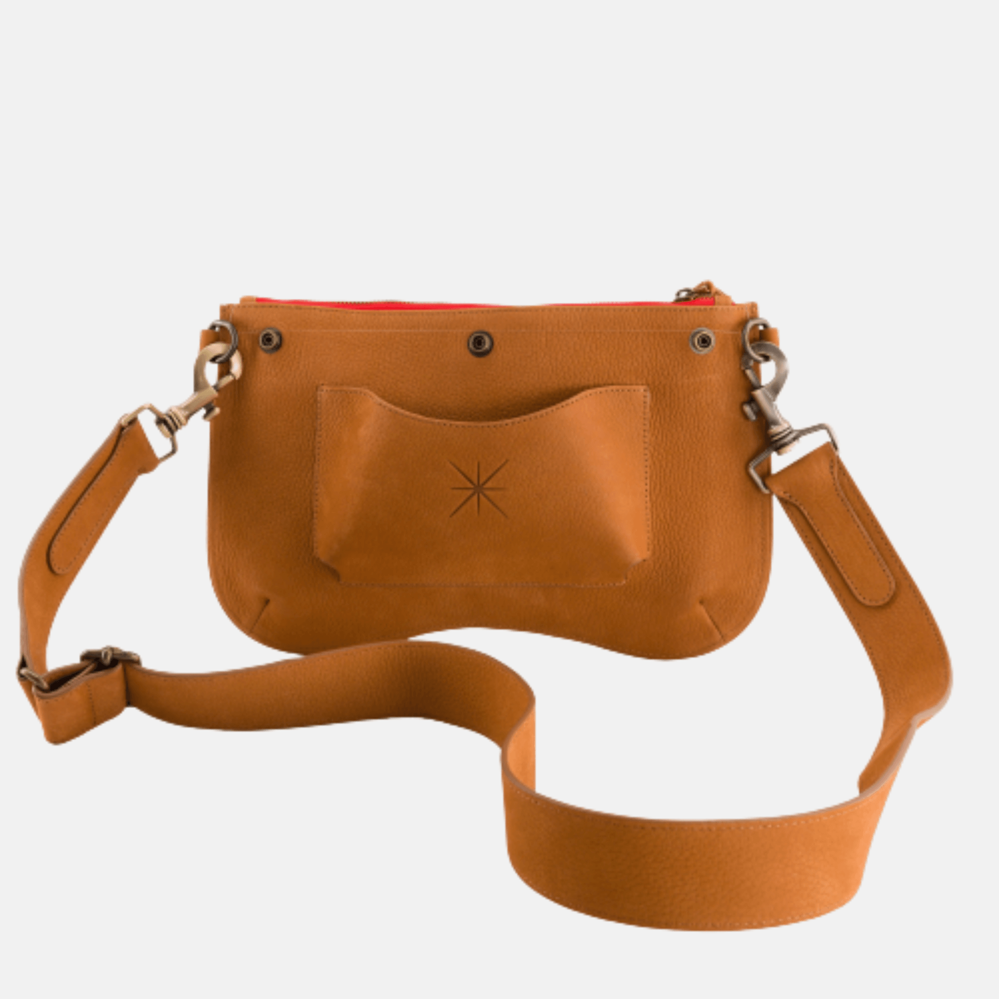 BASE BABY NUBUCK CAMEL BAG