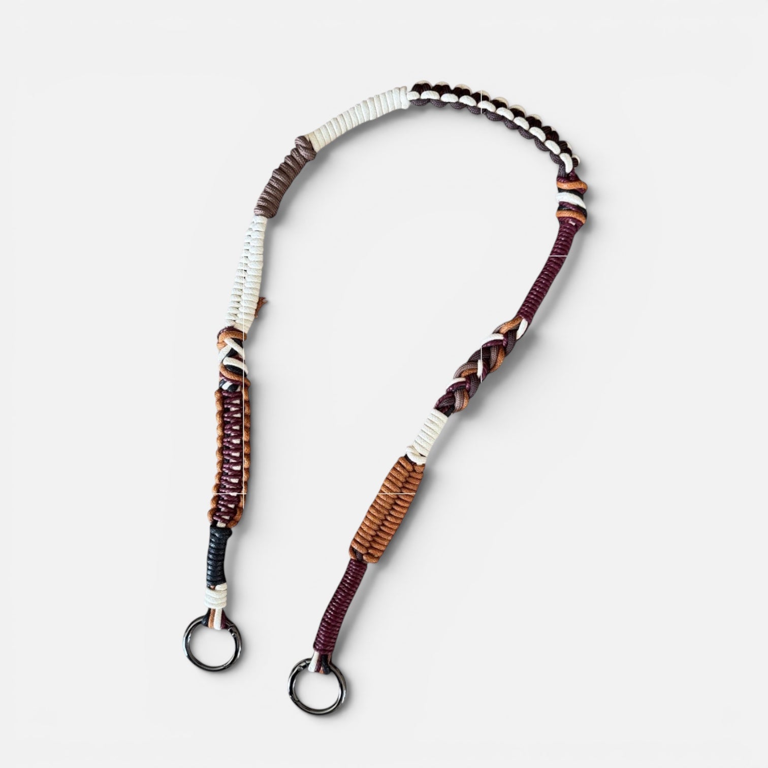 BANDOULIÈRE JUICY MARRON GLACÉ/ECRU/NOIRE.