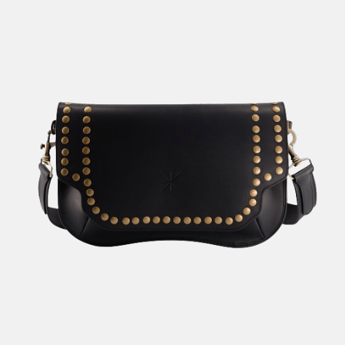 STAR SIDIA BLACK LEATHER BAG