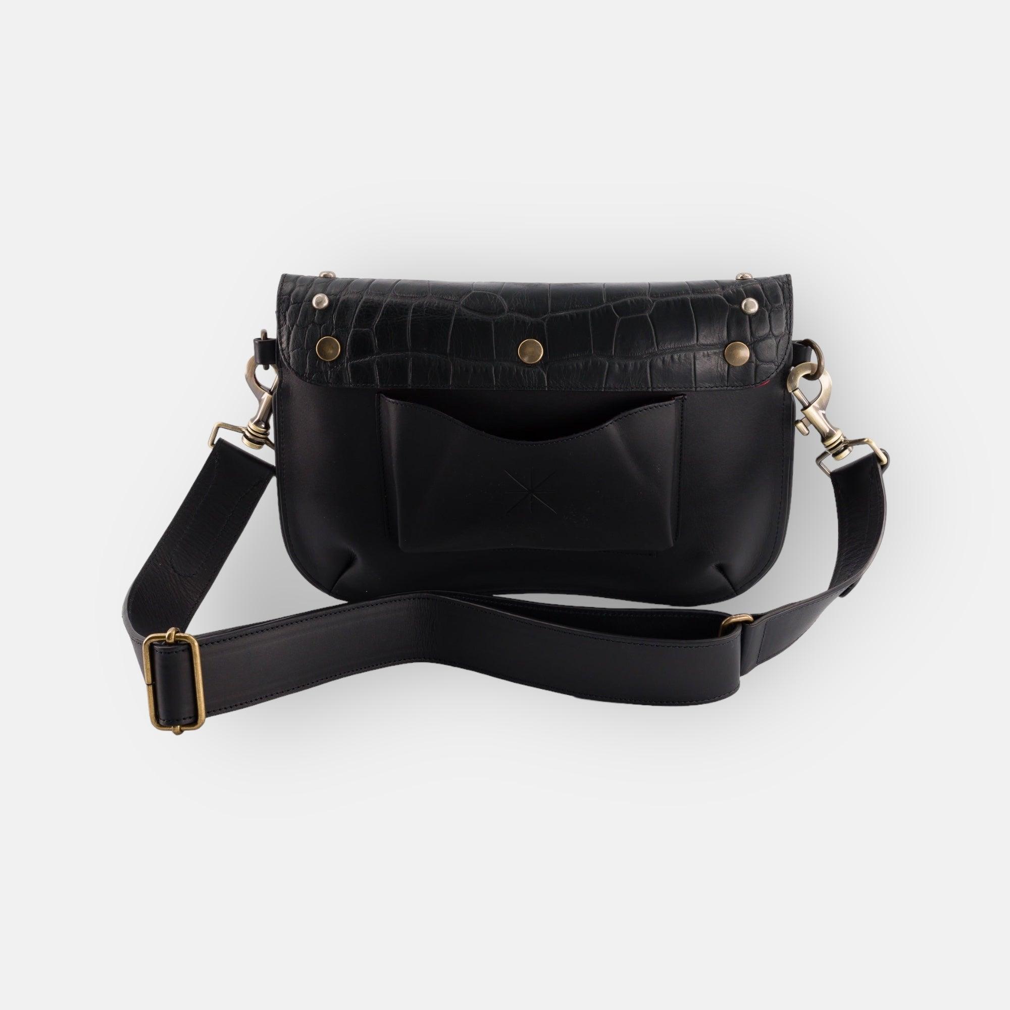 BABY KHARA BLACK LEATHER BAG