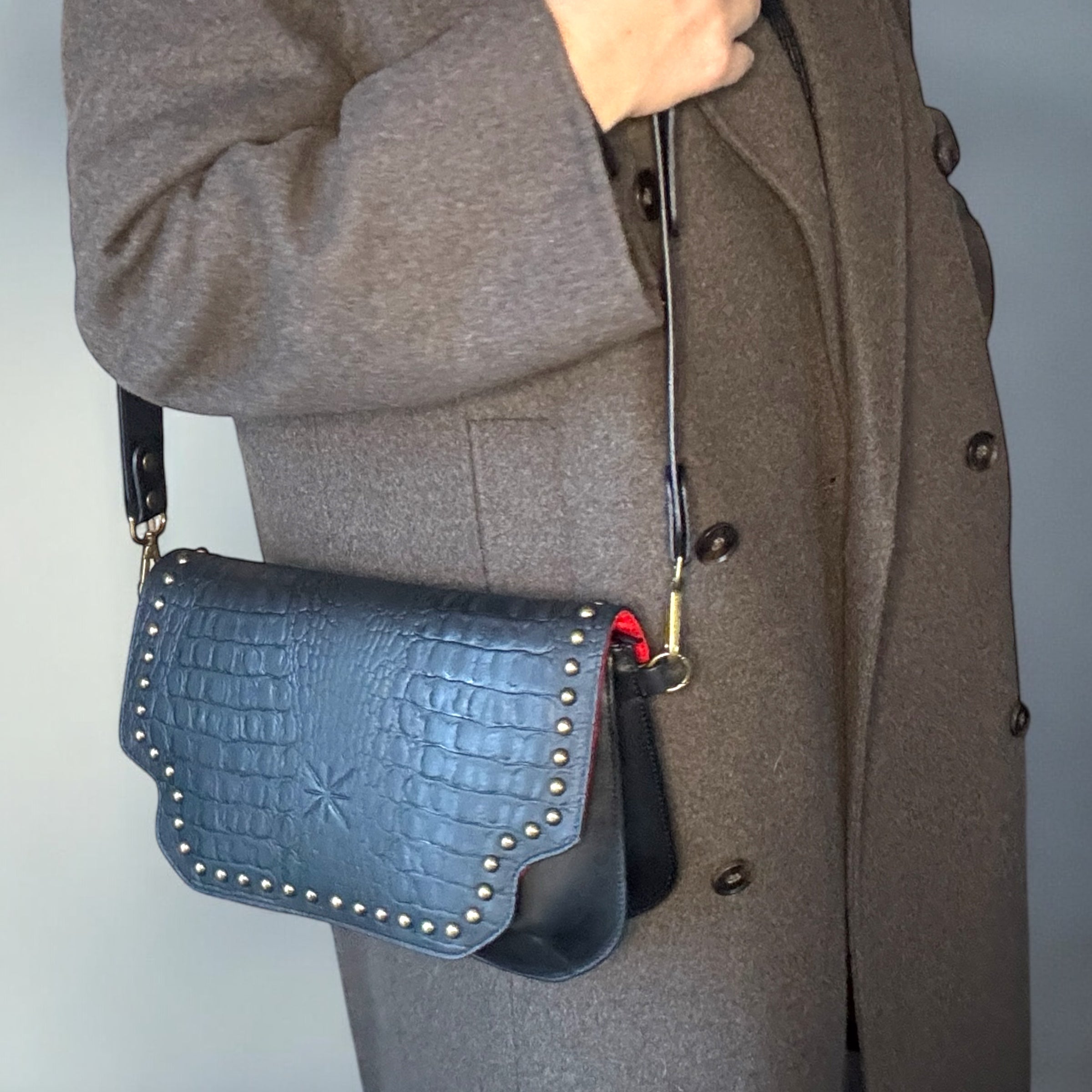 RABAT BABY KHARA BLACK LEATHER