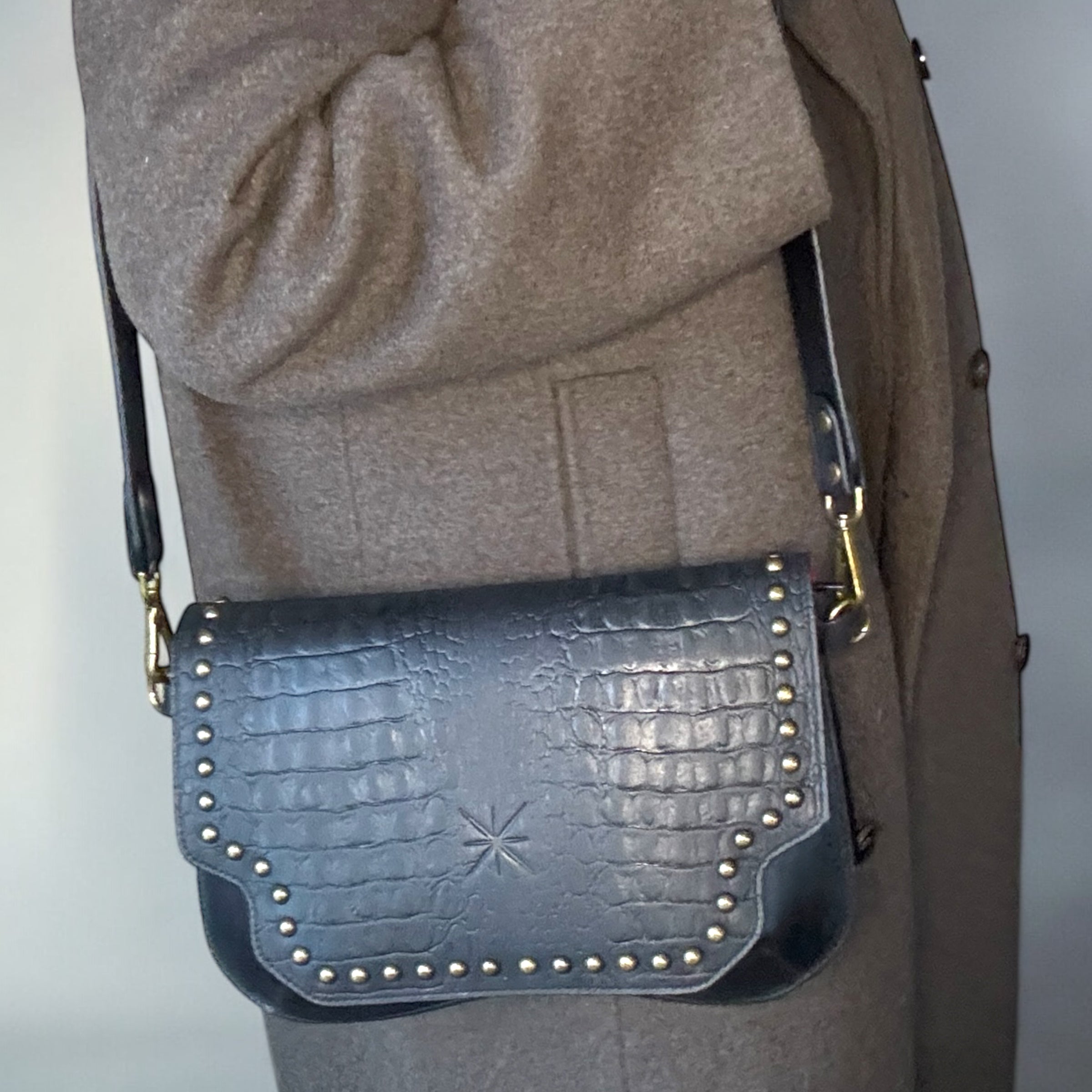 RABAT BABY KHARA BLACK LEATHER