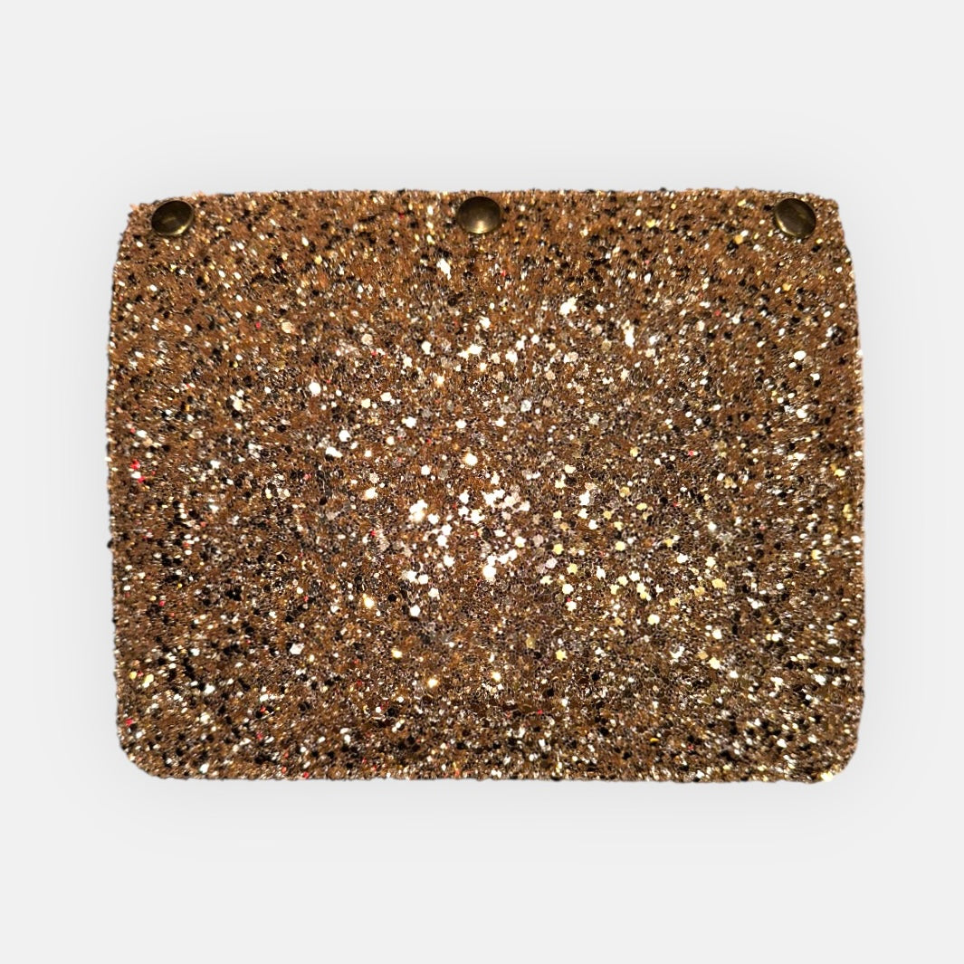 MINI GEMMA HEVA NUBUCK CAMEL/GOLD BAG