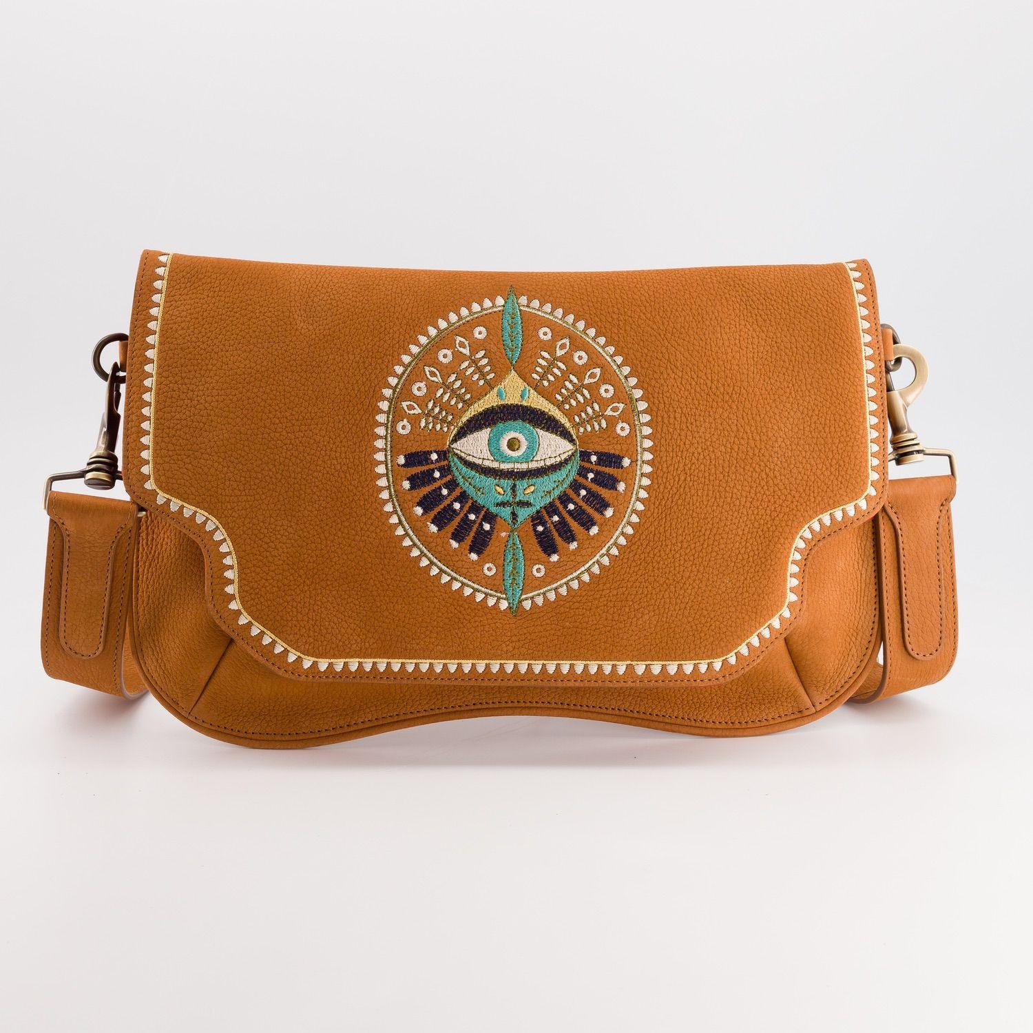 FLAP STAR BLUE EYE NUBUCK CAMEL