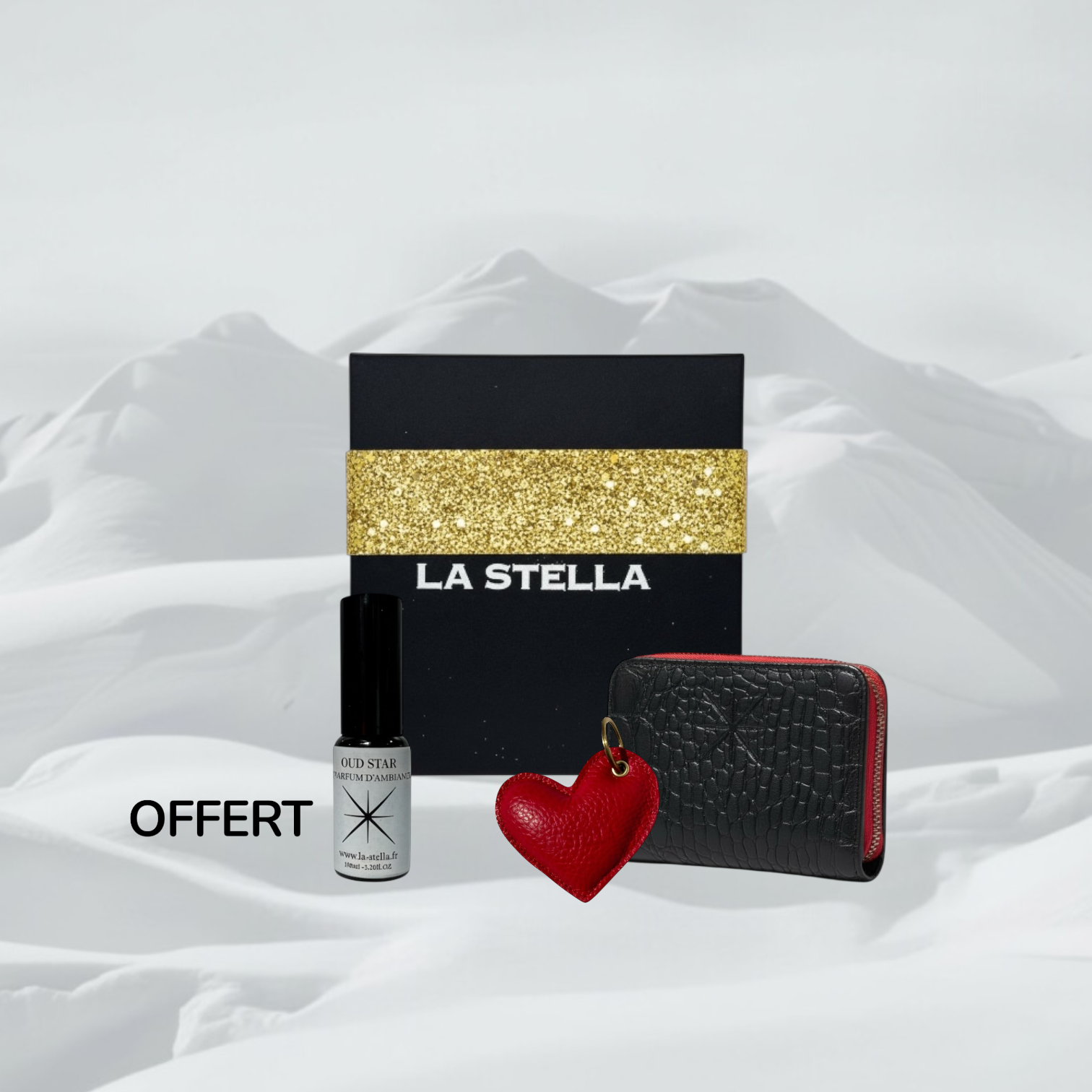 COFFRET COMPAGNON CROCO NOIR