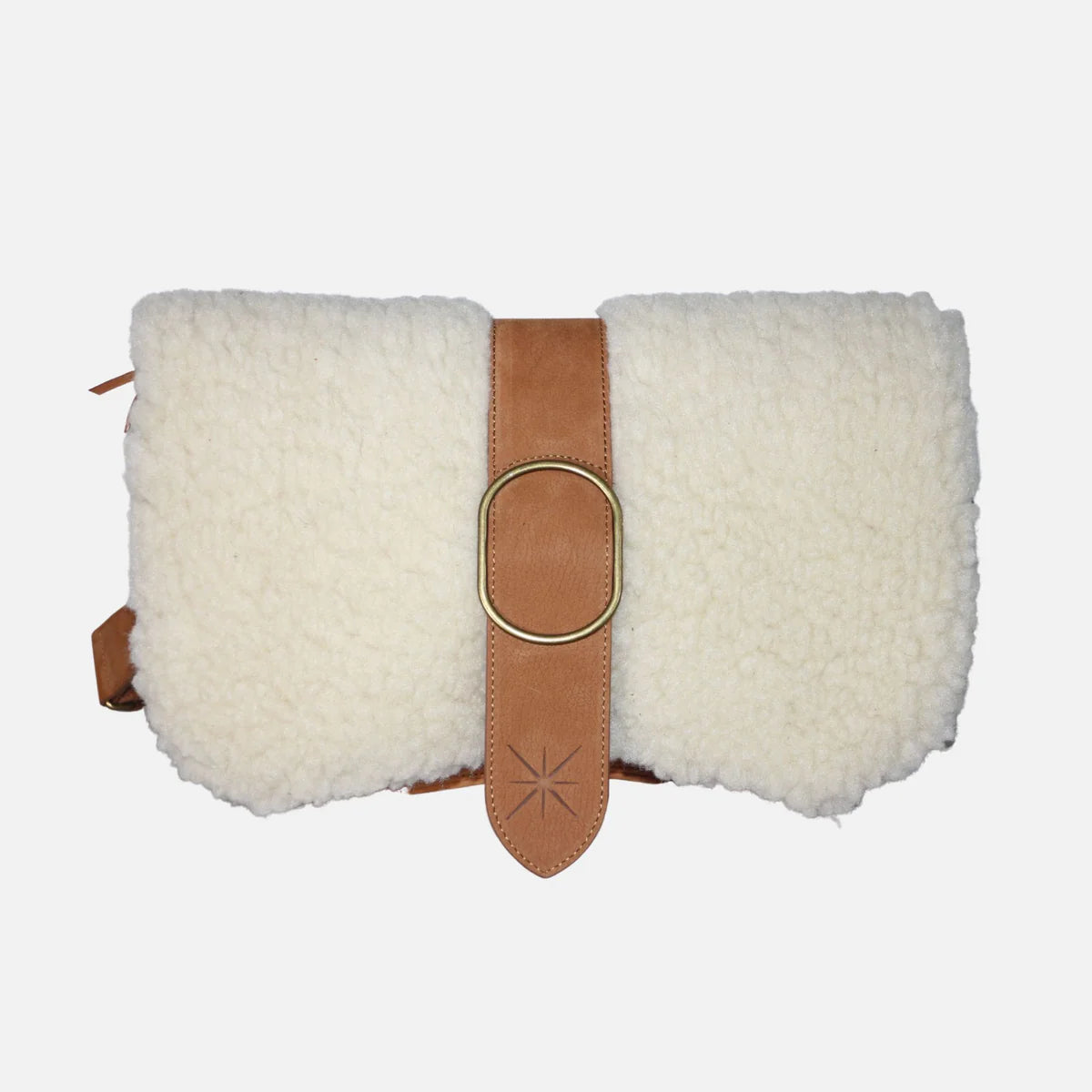 BABY THARA SHEEPSKIN/CAMEL BAG 