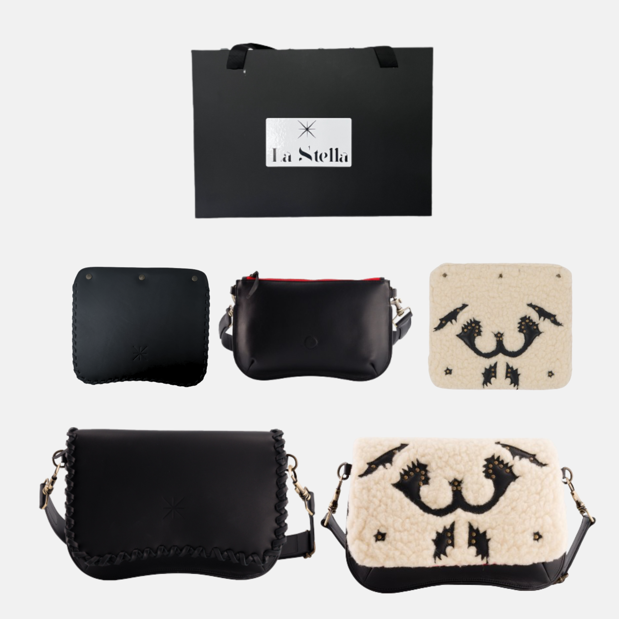 "BABY IDEAL WINTER BLACK" TRESSA / RANCHO MOUTON BOX