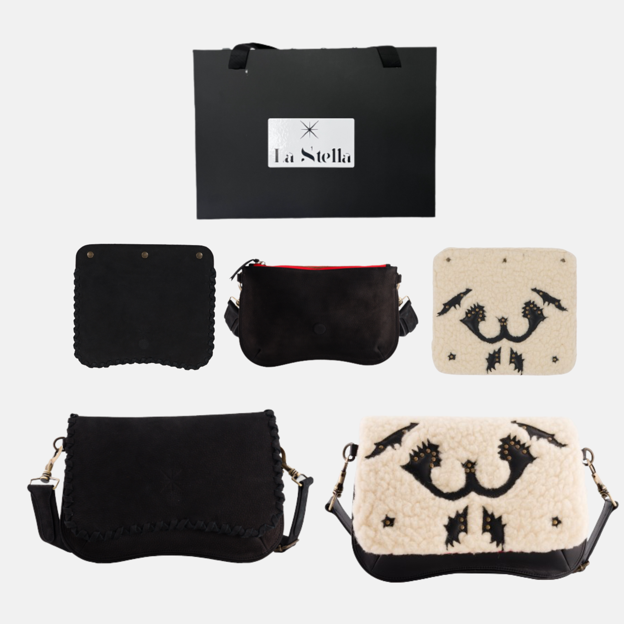 "BABY IDEAL WINTER BLACK" TRESSA / RANCHO MOUTON BOX