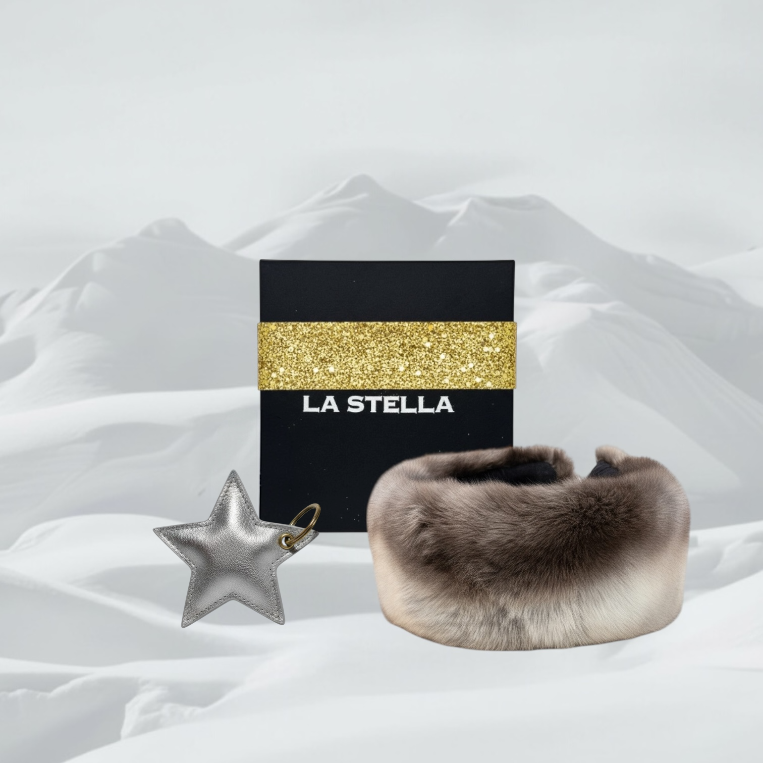 COFFRET BANDEAU LOUP GRIS : ÉDITION FÊTES