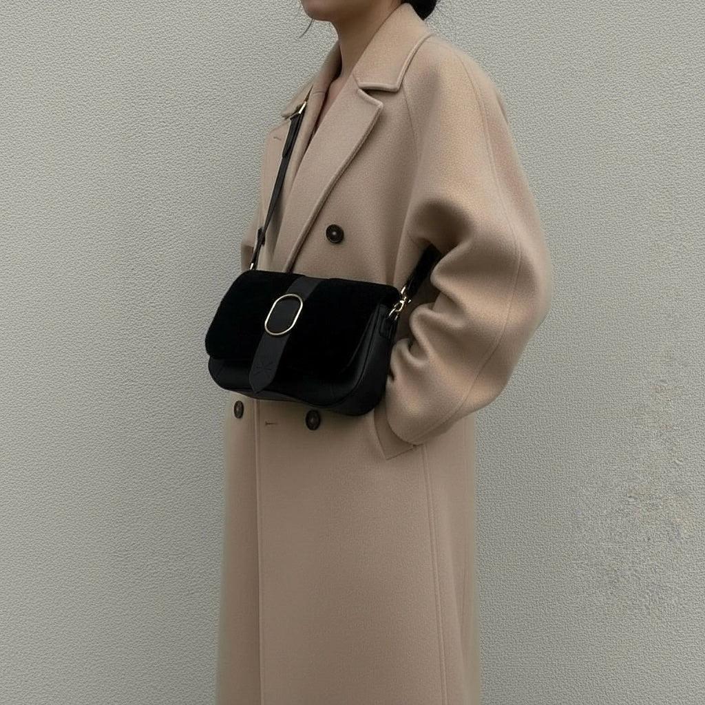 RABAT THARA MOUTON NOIR