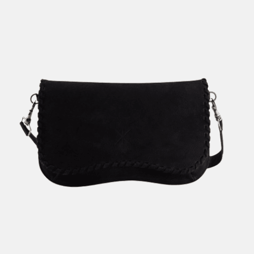 STAR TRESSA NUBUCK BLACK BAG