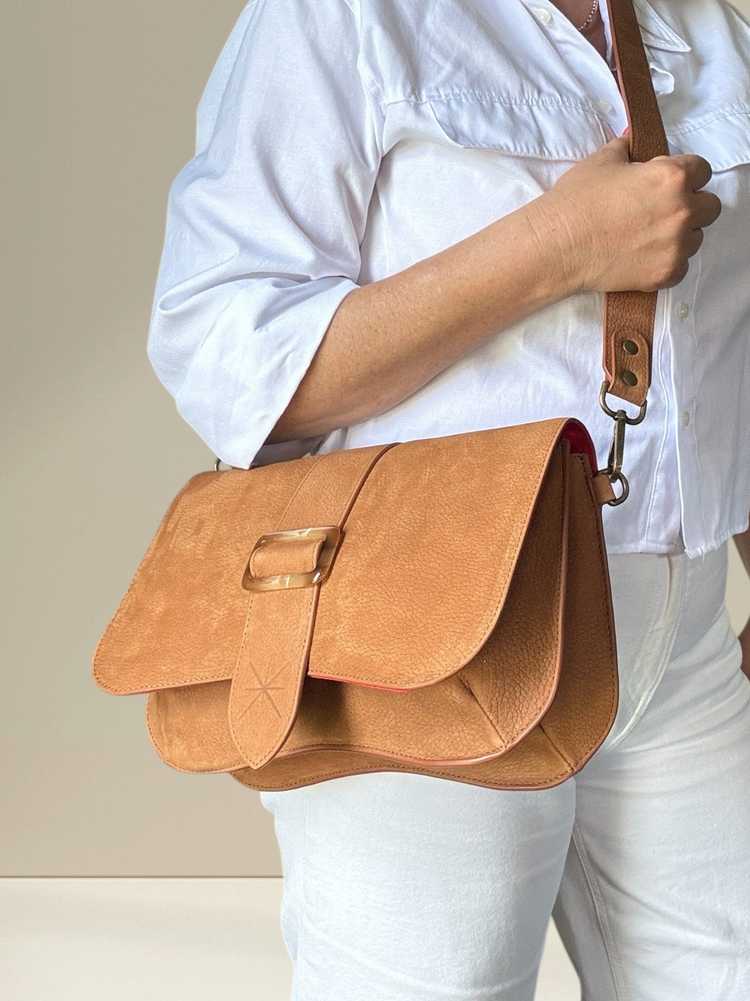 RABAT THARA BABY NUBUCK CAMEL