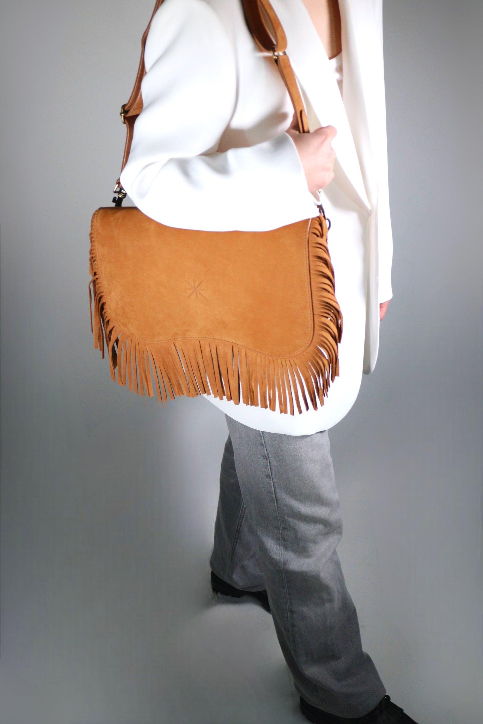STAR HEVA CAMEL NUBUCK BAG